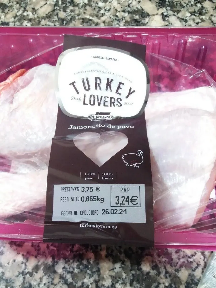 Jamoncito de pavo