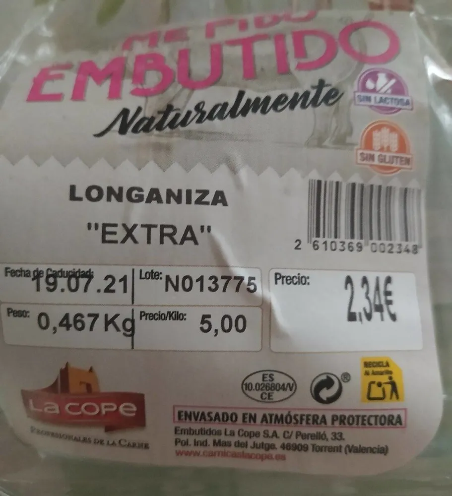 Longaniza "Extra"