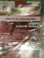 Chuleta de cerdo Sajonia