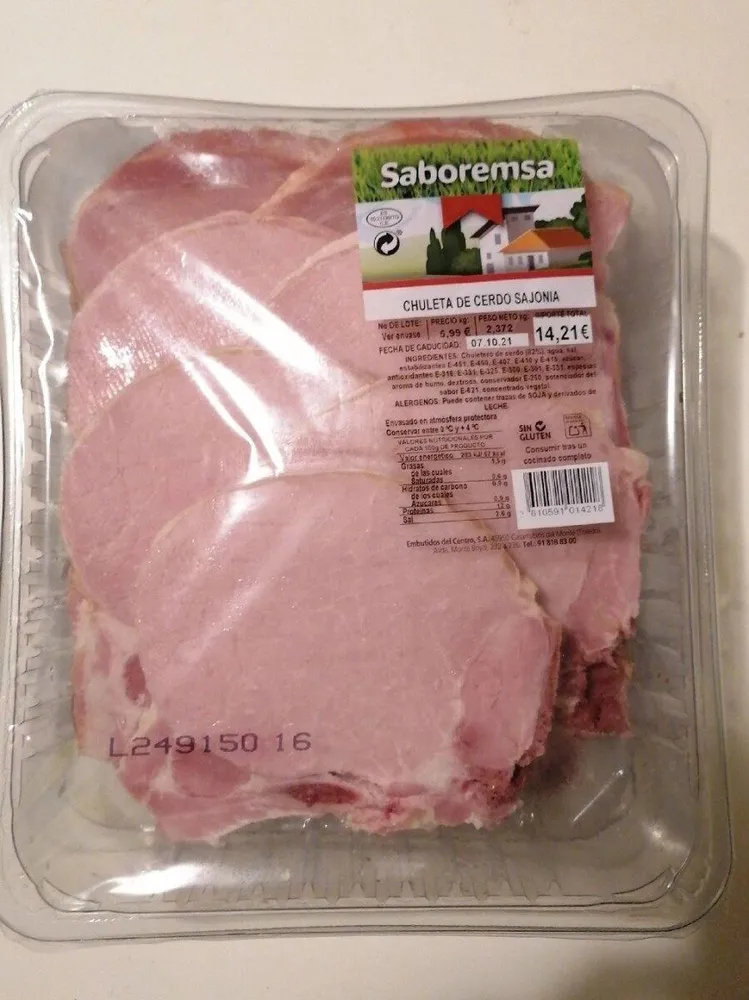 Chuleta de cerdo Sajonia