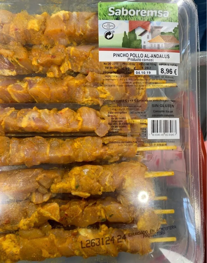 Pincho pollo Al-andalus