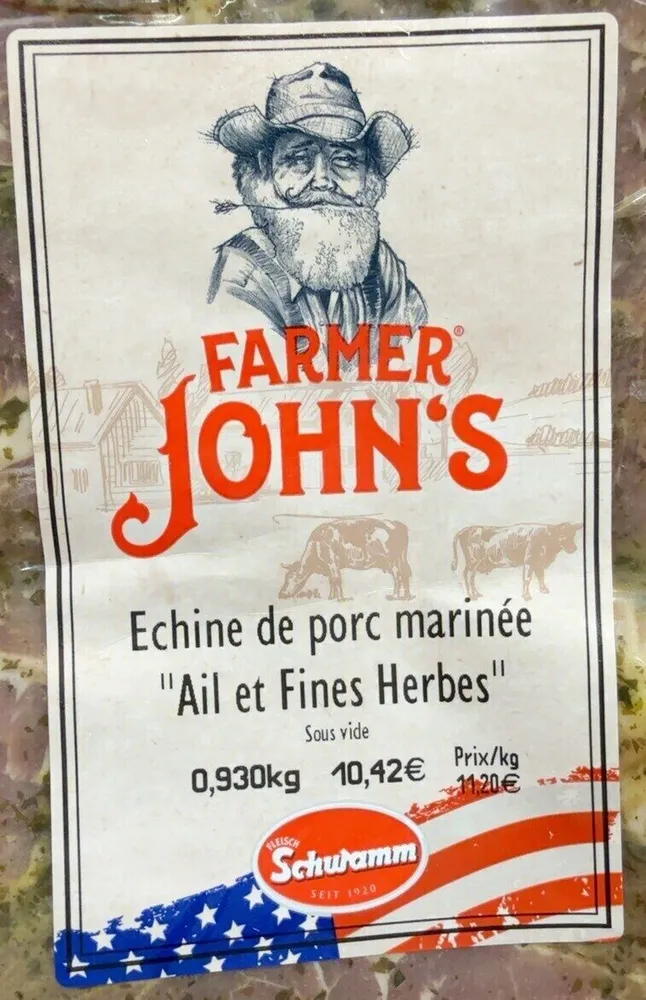 Echine de porc