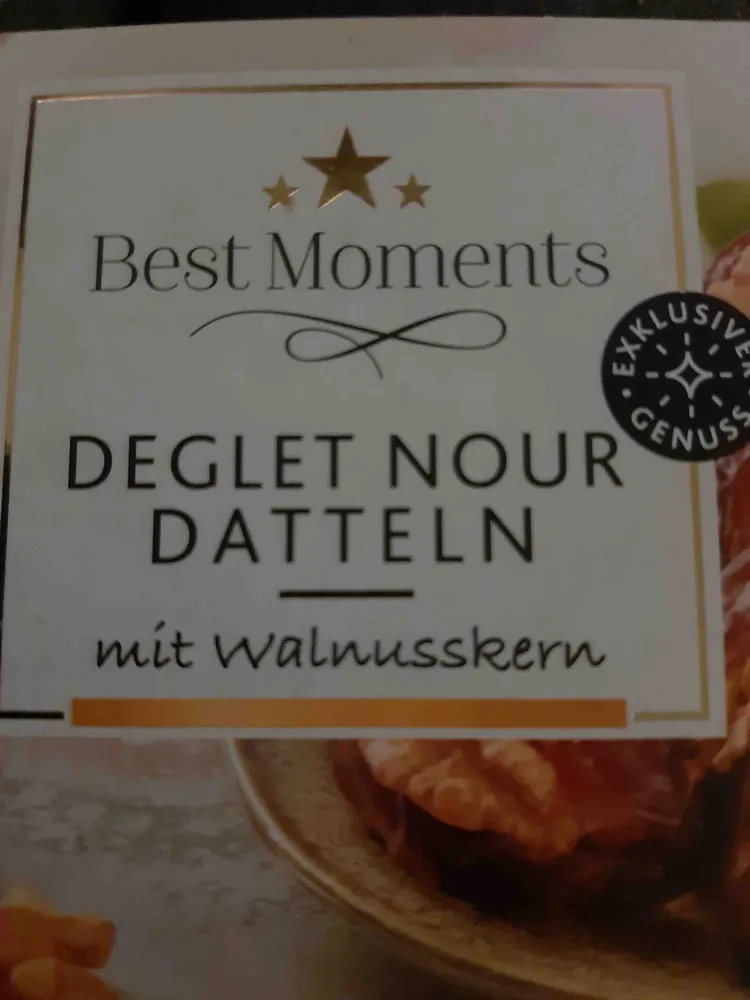 Deglet Nour Datteln mit Walnusskern