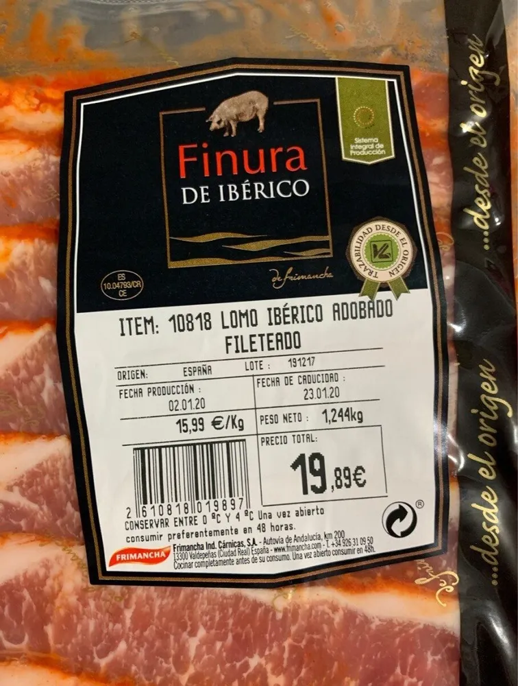 Lomo Iberico Adobado