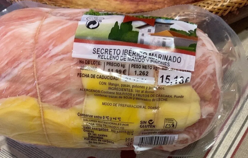 Secreto iberico marinado