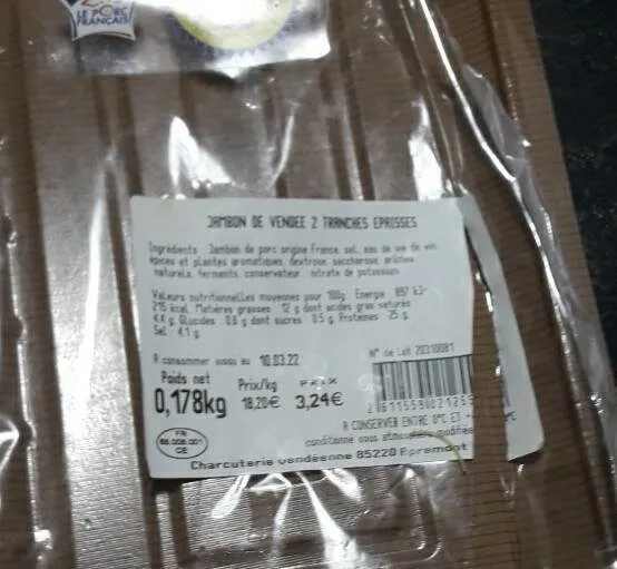 Jambon de vendee