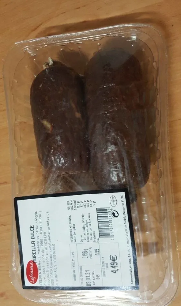 MORCILLA DULCE
