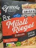 Müsliriegel Erdnuss