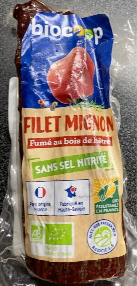 Filet mignon de porc fumé séché