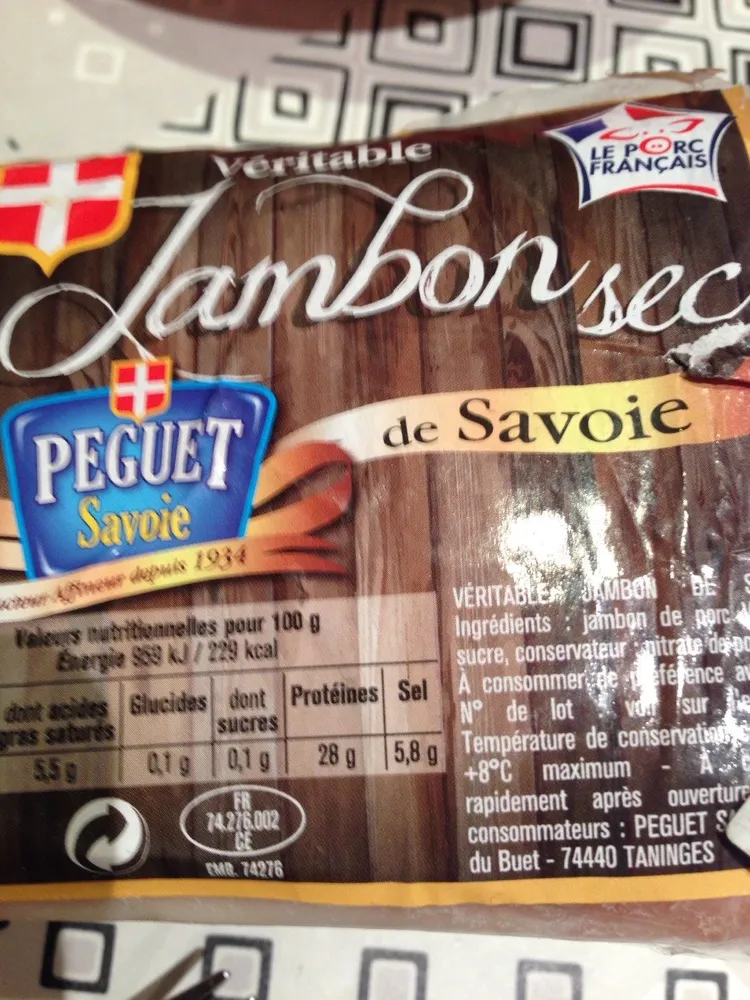 Jambon de savoie