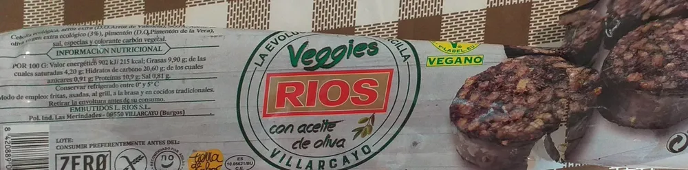 Morcilla veggie