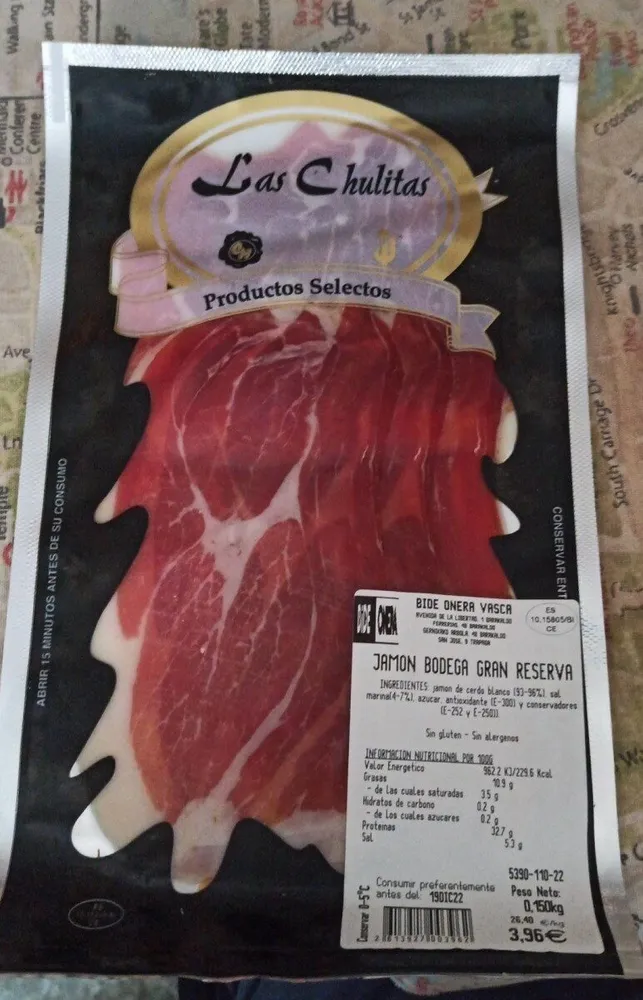 Jamon bodega gran reserva