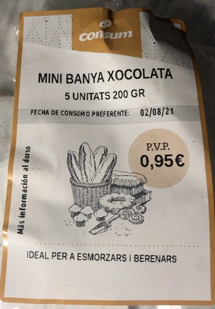 Mini banya xocolata