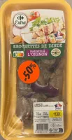 Brochettes de dinde marinées à l'oignon