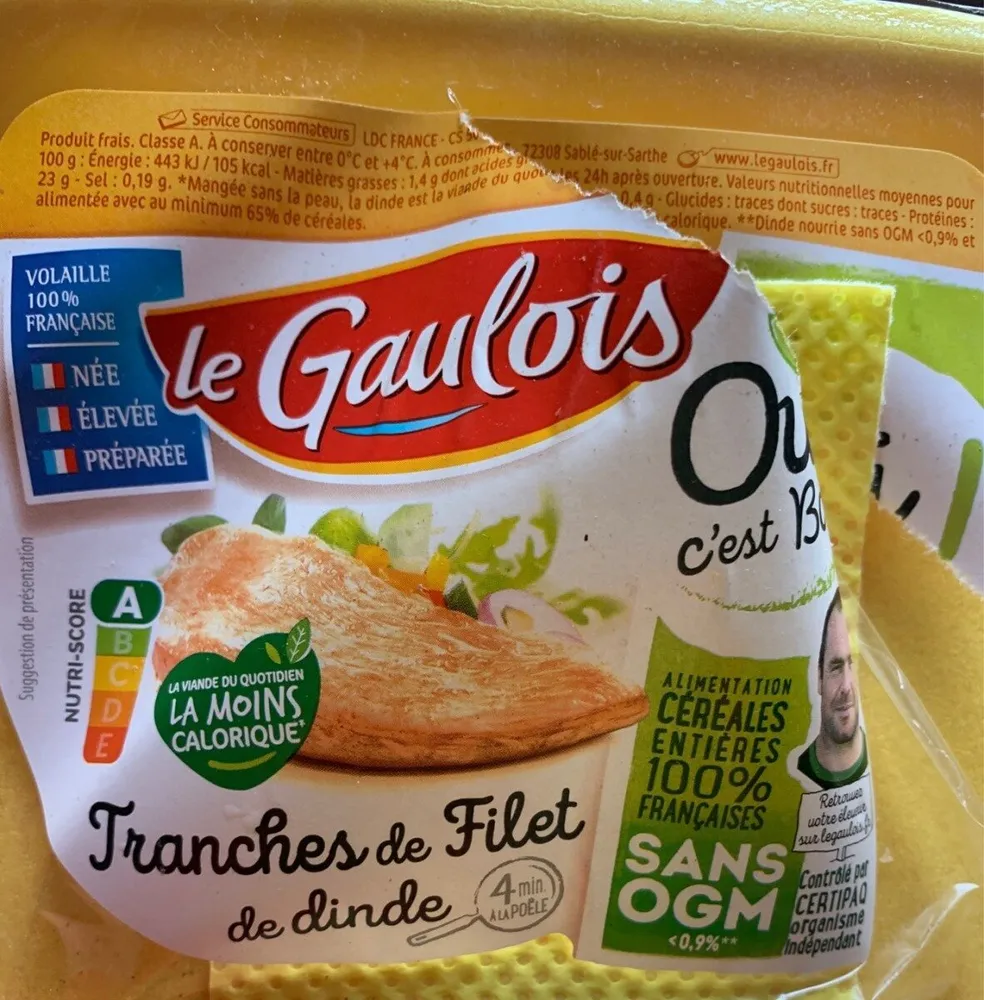 Tranches de dindes