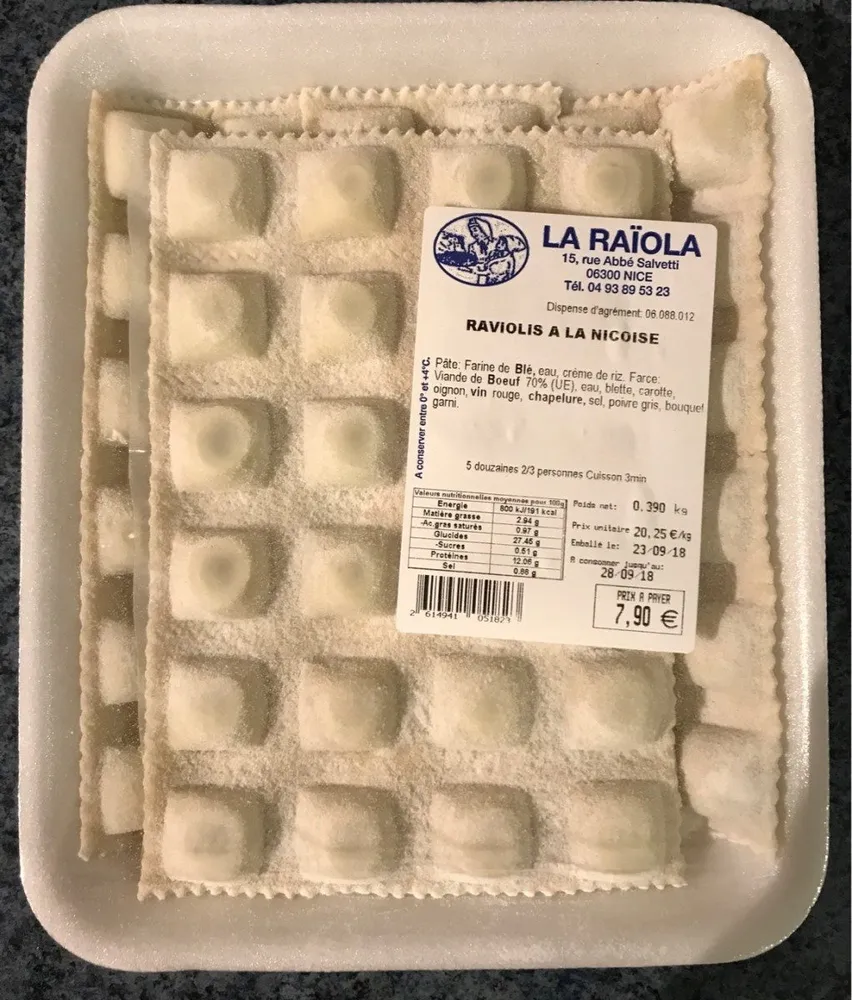Raviolis à la niçoise