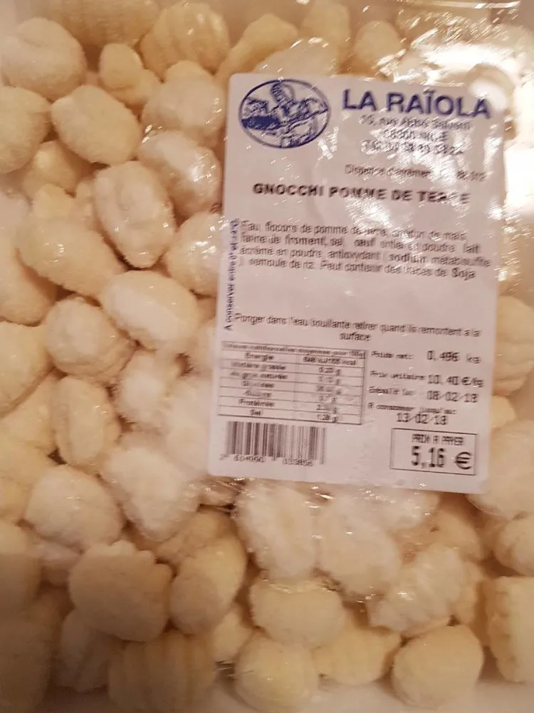 gnocchi pomme de terre