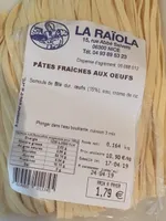 Pates fraiches aux oeufs