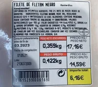 Filete de fletan negro