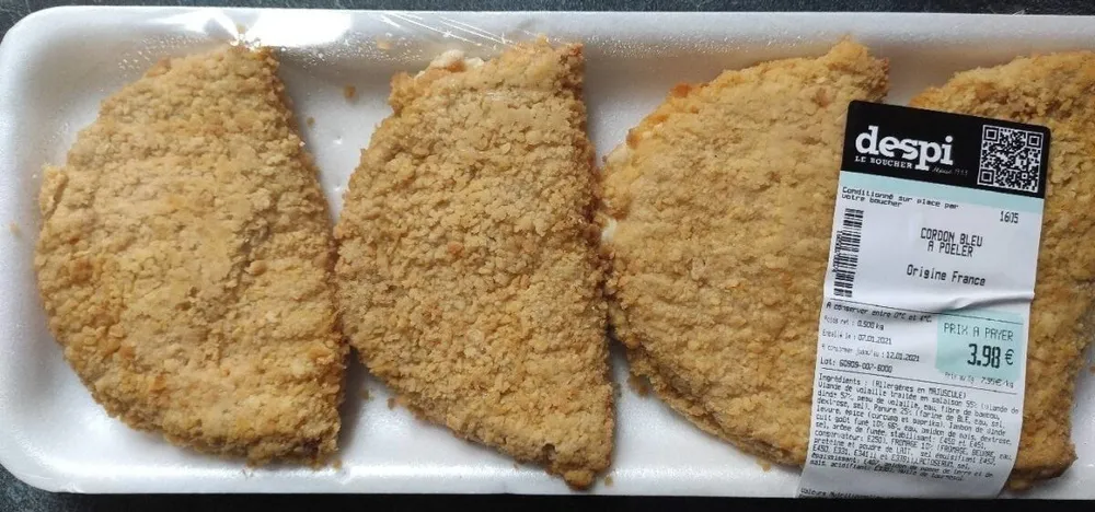 Cordon bleu à poêler