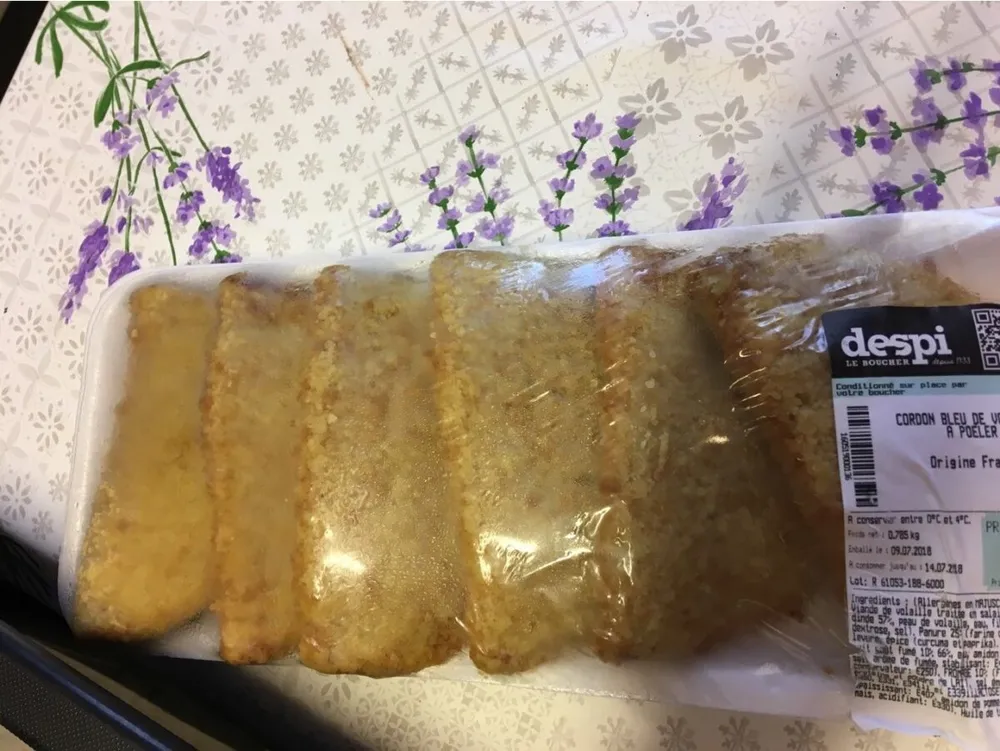 Cordon bleu de volaille a poeler