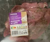 Chuleta de pavo adobada al ajillo