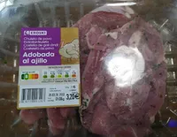 Chuletas de pavo adobadas al ajillo