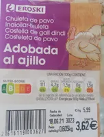 Chuleta de pavo