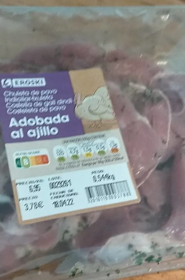 Adobada al ajillo