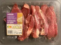 Chuleta de pavo adobada al ajillo
