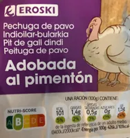 Pechuga pavo adobada al pimentón
