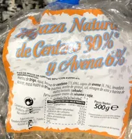Hogaza natural de centeno 30% y avena 6%