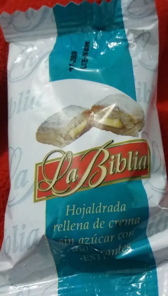 Hojaldrada rellena de crema