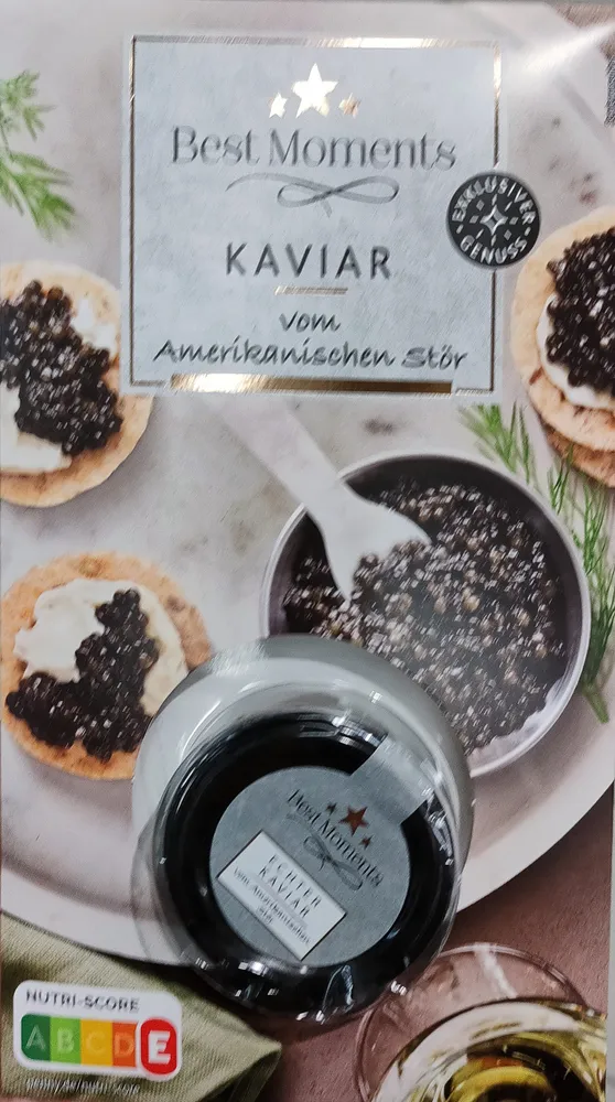 Kaviar vom amerikanischen Stör