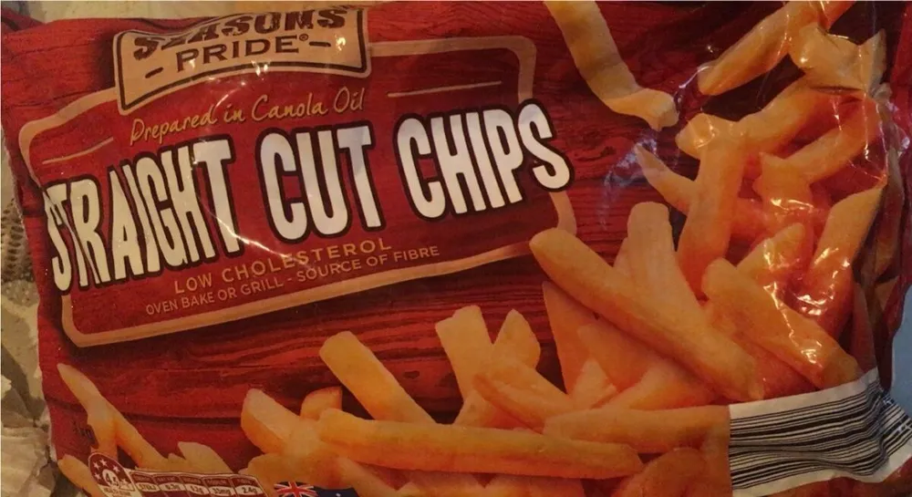 Straight cut chips