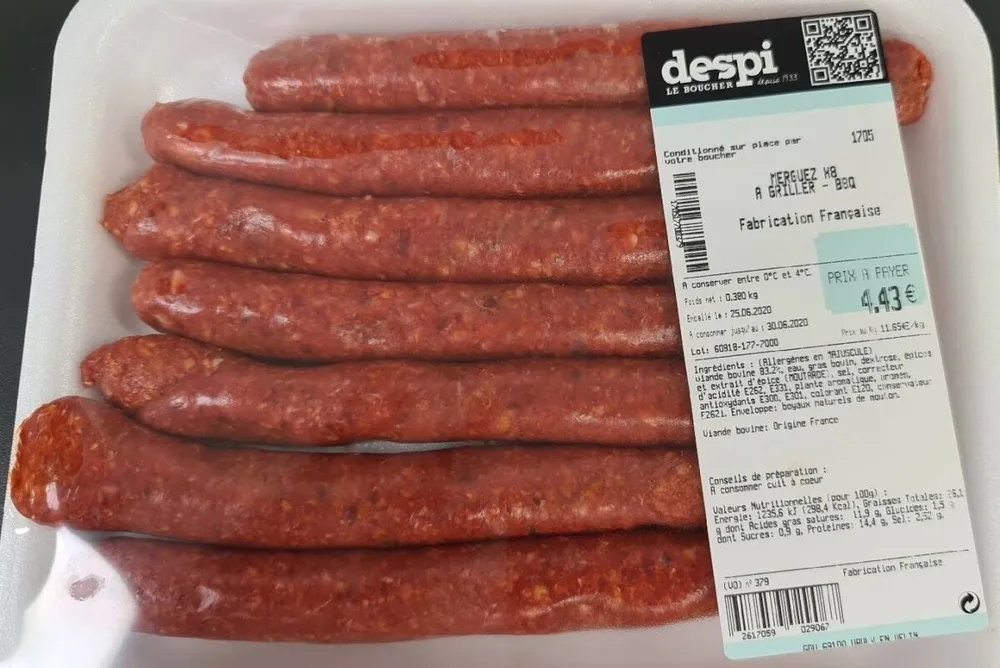 Merguez à griller BBQ