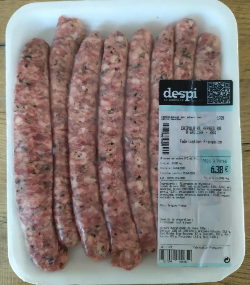 Chipolatas herbes