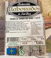 Cachopo ternera con jamon y queso