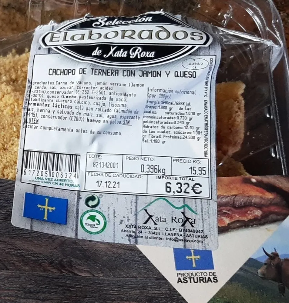 Cachopo de ternera