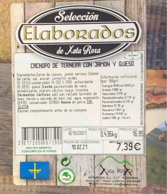 Cachopo ternera