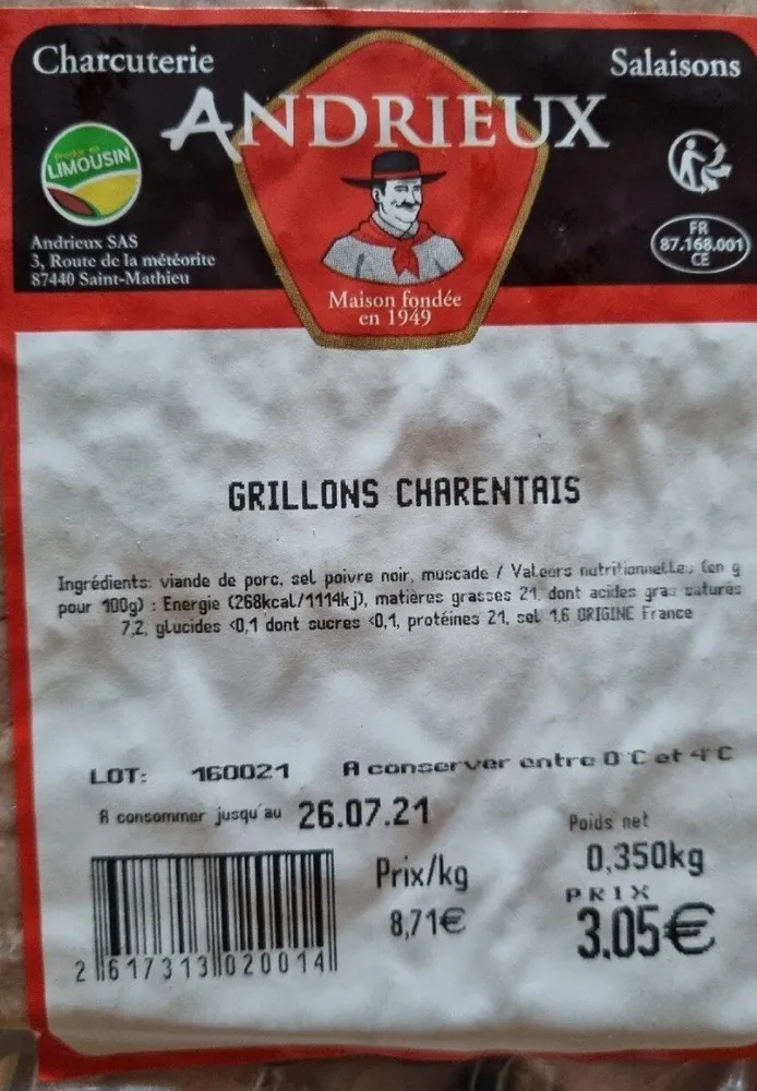 Grillons charentais
