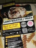 Lomo boletus y trufa