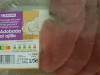 Pechuga de pavo adobada al ajillo