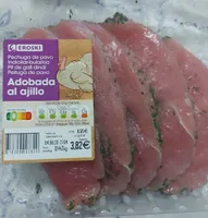 Pechuga de pavo adobada al ajillo