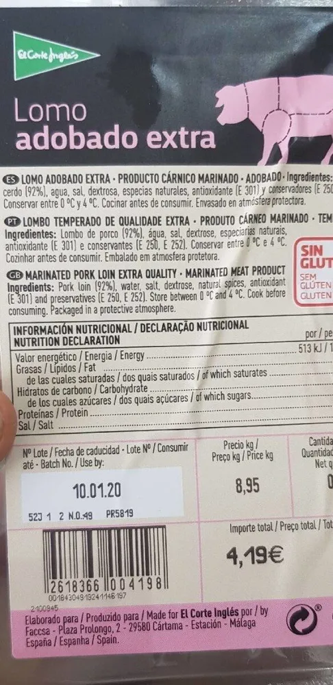 Lomo Adobado Extra