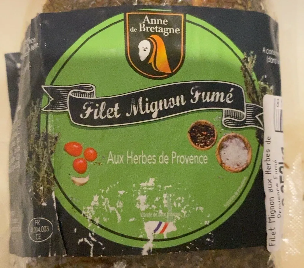 filet mignon fumé aux herbes de provence