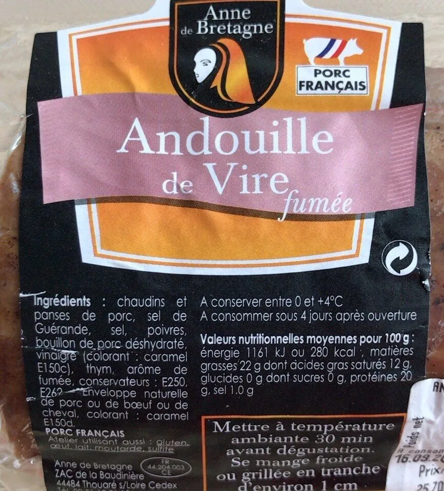 Andouille de Vire fumée