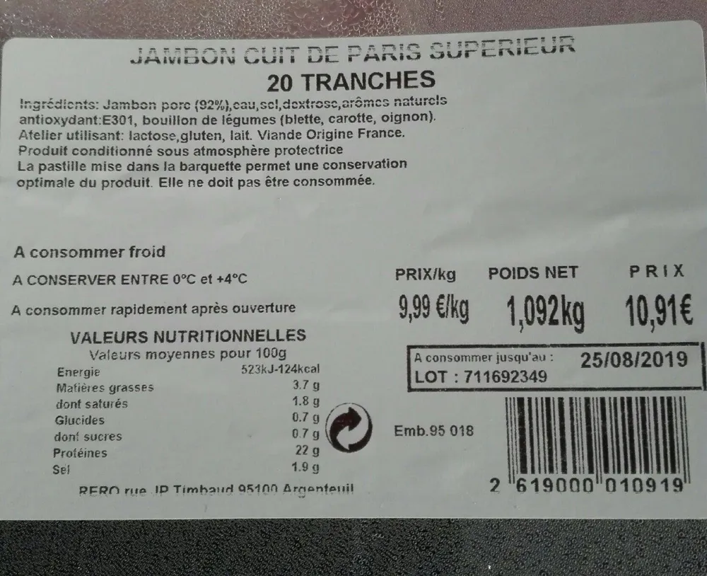 Jambons de Paris