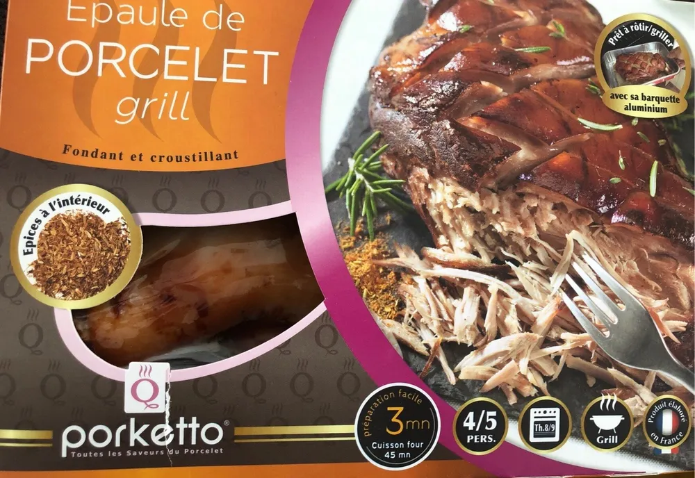 Épaule de porcelet grill