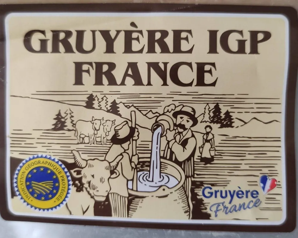 Gruyere IGP france